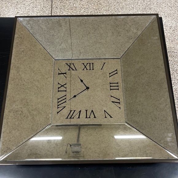 Antique Mirror Clock